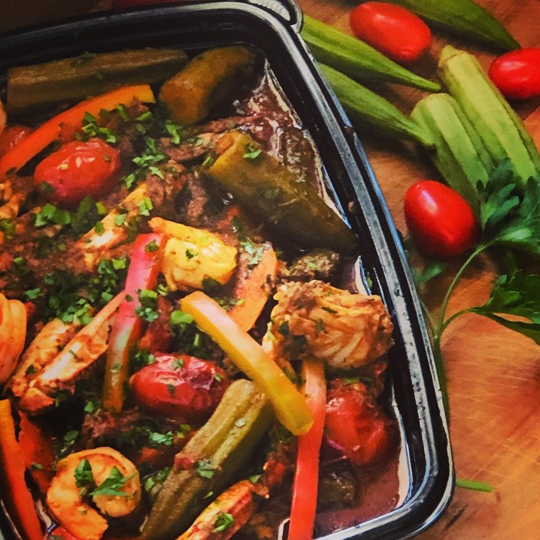 Senp ak rapid resèt pou sòs calalou ayisyen